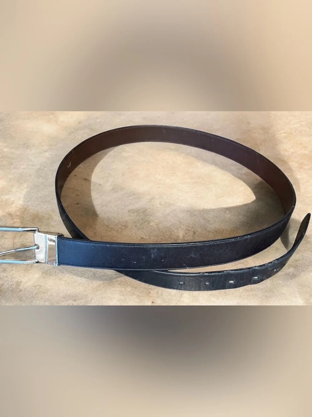 Coach Men’s Reversible Belt Size 42” Black | Brown Leather Dress Belt